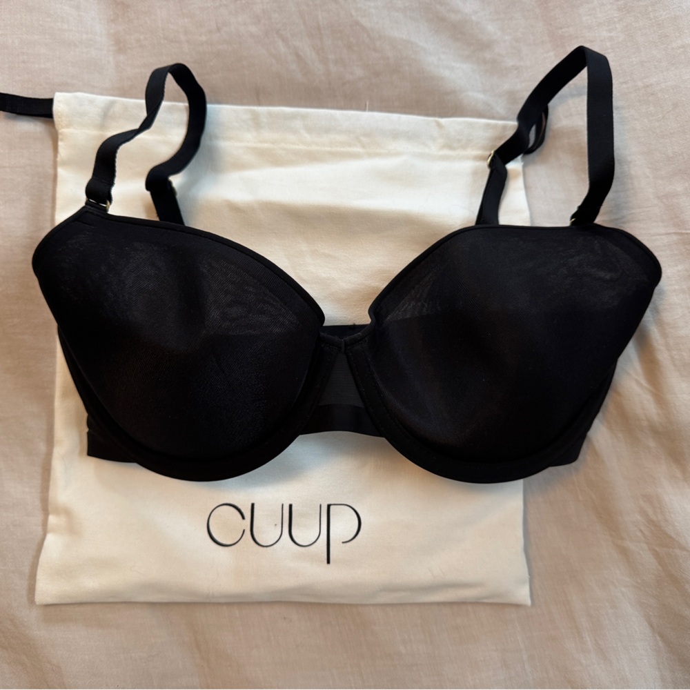 Cuup Demi Spacer Bra in black size 30F